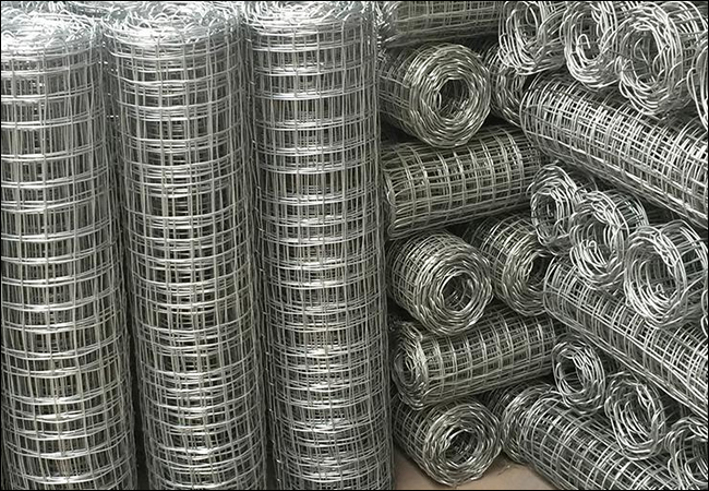 Galvanized iron wire mesh, square hole netting, selvaged industrial hardware cloth